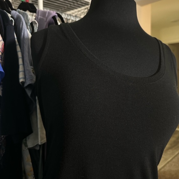 Old Navy Black Maxi Maternity Dress with Slit size medium - Picture 4 of 7